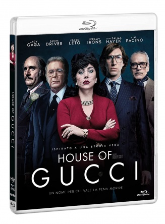 Locandina italiana DVD e BLU RAY House of Gucci 